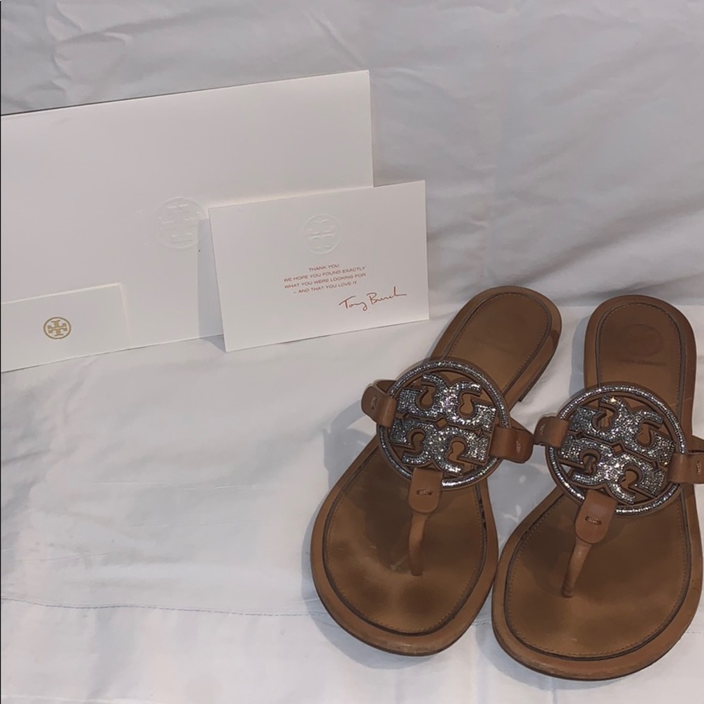 Tory Burch Metal Miller Embellished Sandal